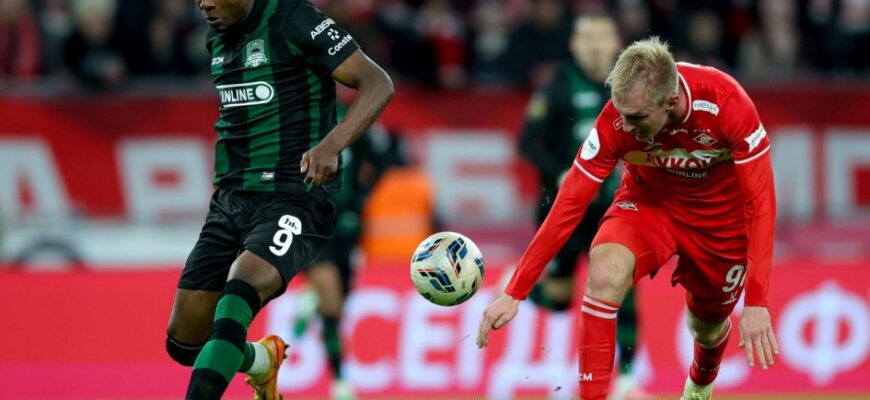 Denisov agenti Karseroning Spartak — Krasnodar o'yinidagi almashtirishlarini tanqid qildi