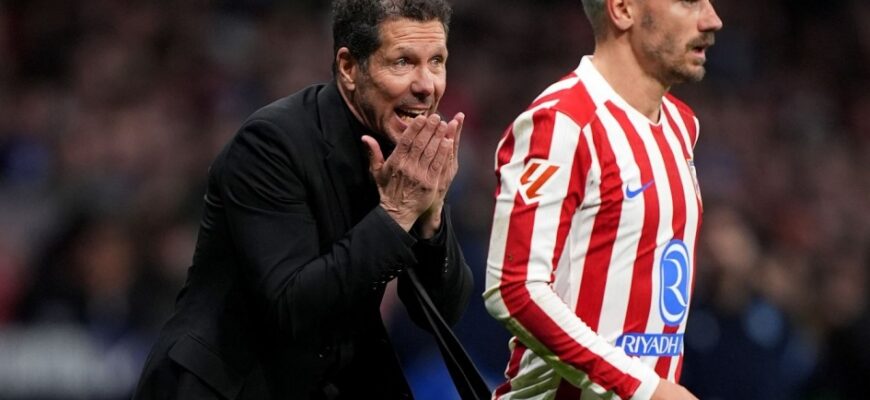 Grizmann: Simeone "Barselona" ustidan g'alabani nishonlatmadi