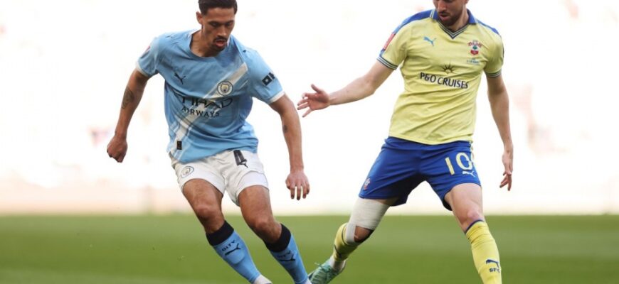 Manchester City Angliya Kubogi finaliga chiqdi, Southamptonni mag'lub etib