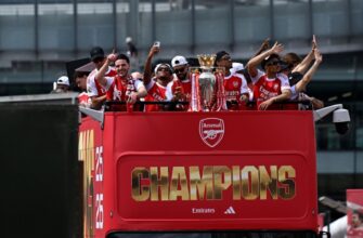 Arsenal APL g'alabasi paradini PSJ mag'lubiyatidan so'ng o'tkazdi