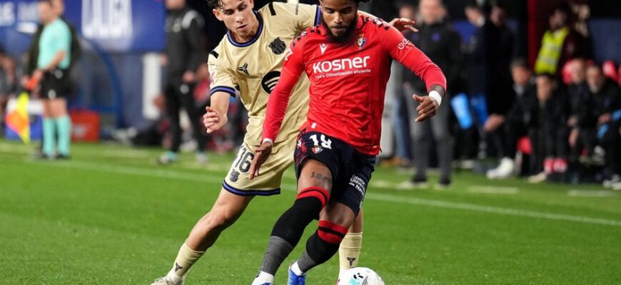 "Barselona" La Liga 34-turida "Osasuna" ustidan ajoyib g'alaba qozondi