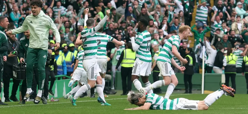 Celtic Shotlandiya chempionligini qo'lga kiritdi, Hearts afsonasi barbod bo'ldi