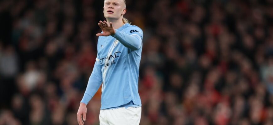 Haaland "Manchester City" futbolchilarini "Everton"ga qarshi durangdan so'ng ruhlantirdi.
