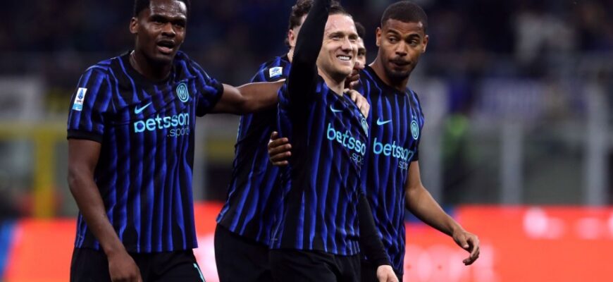 Inter olti yil ichida uchinchi bor chempion bo'ldi