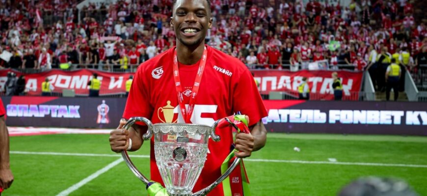 Kristofer Martins "Spartak"da ikki Rossiya Kubogi g'olibi bo'lgan ilk legioner