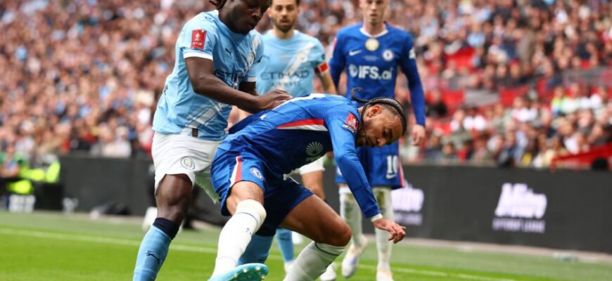 Manchester City Angliya Kubogini qo'lga kiritdi, Chelseani mag'lub etib