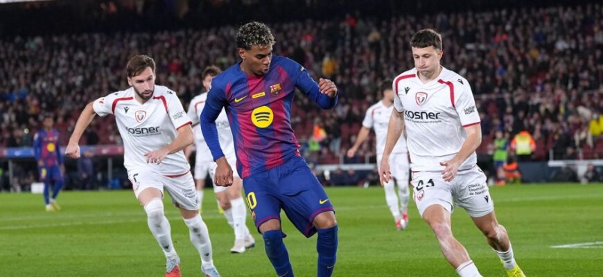 Osasuna bosh murabbiy Alessio Lishini iste'foga chiqardi