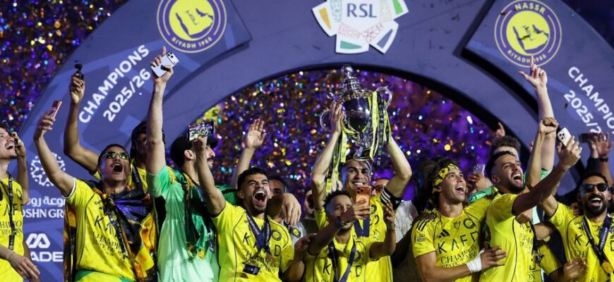 Ronaldo "Al-Nasr" bilan Saudiya chempionligini qo'lga kiritdi