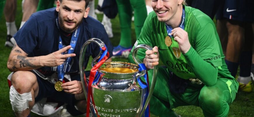 Safonov va Kvaratsxeliya PSJ bilan Chempionlar Ligasini zabt etdi!
