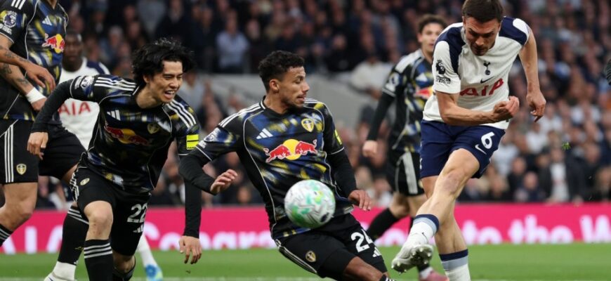 Tottenhem Hotspur "Lids Yunayted"ga qarshi g'alabani ushlab qola olmadi