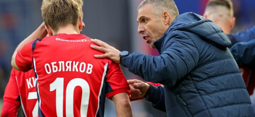 ЦСКА futbolchisi Oblyakov Celestiniga xayrlashuv murojaati