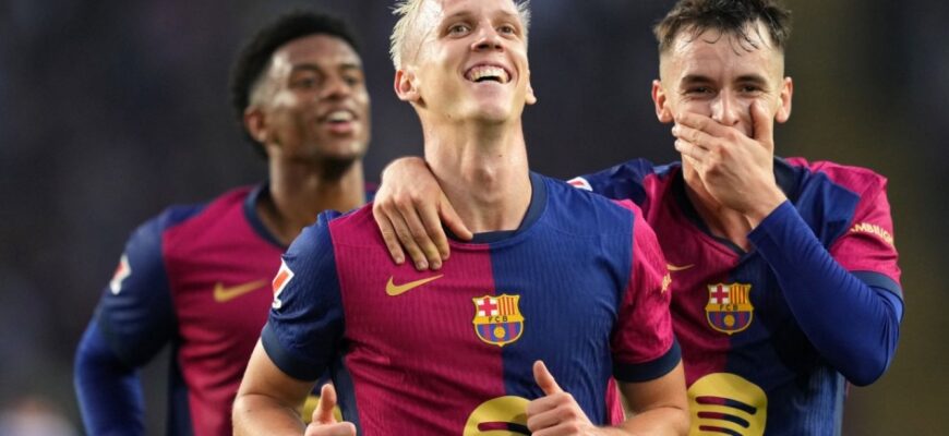 Barselona yarimhimoyachisi Olmo Arsenal qiziqishi haqidagi xabarlarga munosabat bildirdi