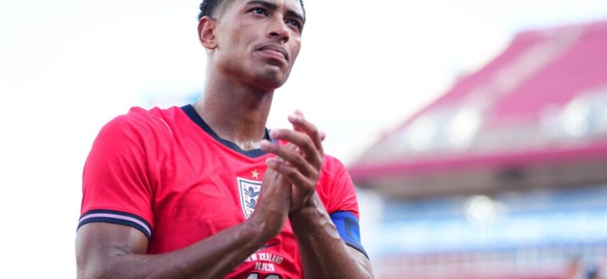 Bellingham Angliya terma jamoasi safida 50 o‘yin o‘tkazgan eng yosh futbolchi