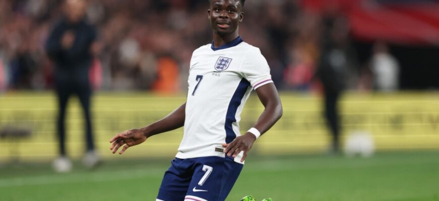 Bukayo Saka Xorvatiya bilan o'yinda tavakkal qilishga tayyor