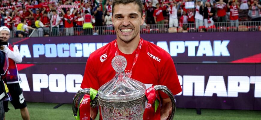 Roman Zobnin: Cherenkovning "Spartak"dagi rekordiga ko'z tikmayman