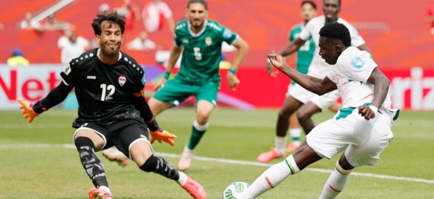 Senegal Iroq ustidan g'alaba qozongan o'yinning eng yaxshi futbolchisi