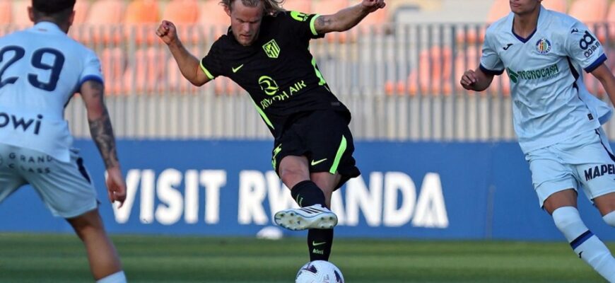 Atletico Madrid Xetafeni o'rtoqlik uchrashuvida yirik hisobda mag'lub etdi