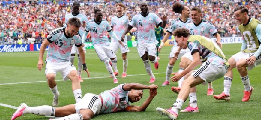 Belgiya JChda ikki gol farqi bilan eng kech kambekni amalga oshirdi