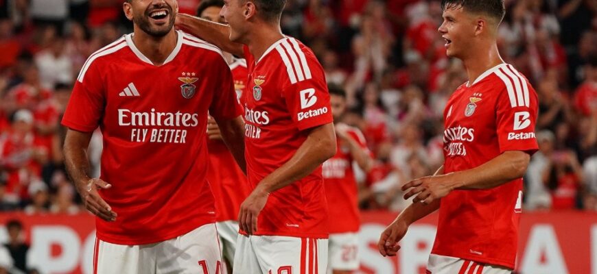 Benfica "Sankt-Gallen"ni tor-mor etdi, Pavlidisdan ajoyib poker!