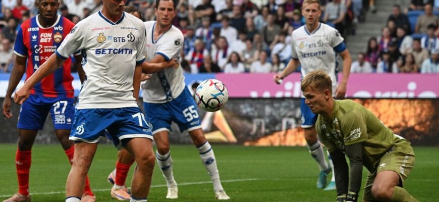 Dinamo SSKA ustidan yirik g'alaba qozondi, birinchi bo'limda 4 gol!