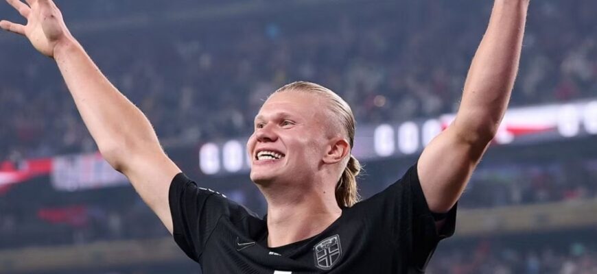 Erling Holand Norvegiya terma jamoasining AQSHdan qaytishiga bag'ishlab post qoldirdi