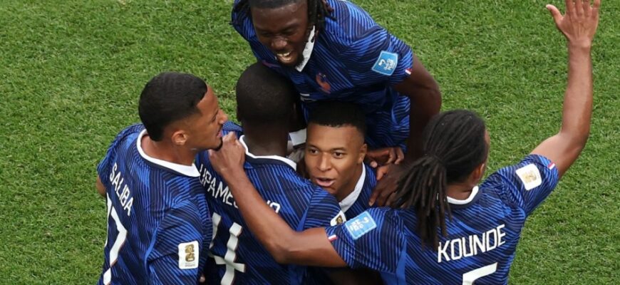 Fransiya terma jamoasi argentinalik hakamlar bilan Jahon Chempionati rekordini yangiladi