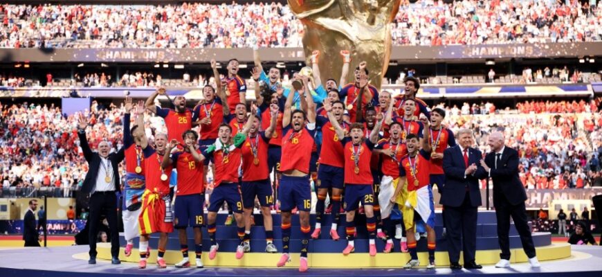 Ispaniya JCH-2026 G'olibi: Infantino Chempionlarga Murojaat Qildi