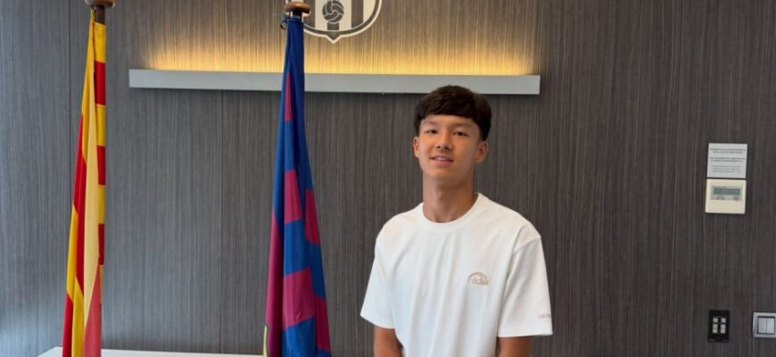 Karim Mendikanov: 14 yoshli futbolchi "Barselona" bilan shartnoma imzoladi