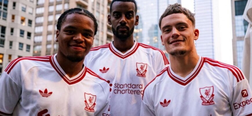 Liverpul 2026/2027-yilgi mavsum uchun safar formasini taqdim etdi
