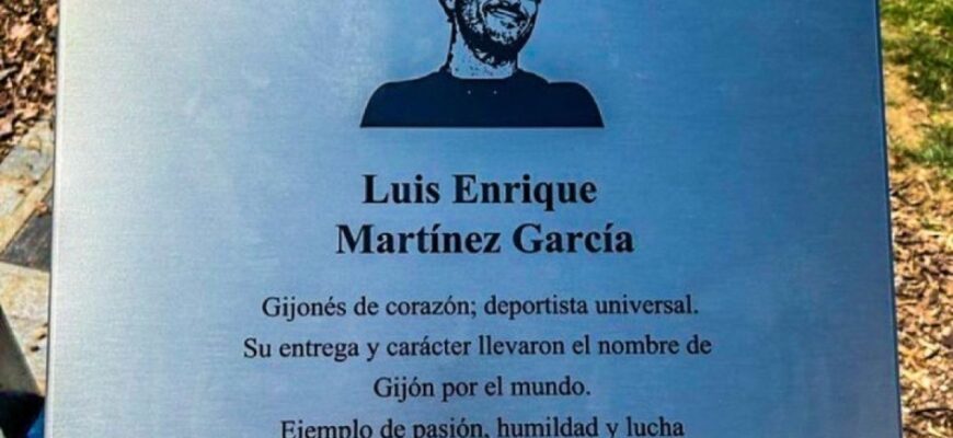 Luis Enrique: Ona shahri Gijon plyajiga uning nomi berildi