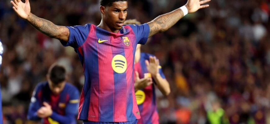 Markus Rashford "Barselona" uni olishga kurashmaganidan ranjida!