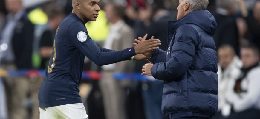 Mbappe Fransiya terma jamoasi safida Deshchamga yetib oldi