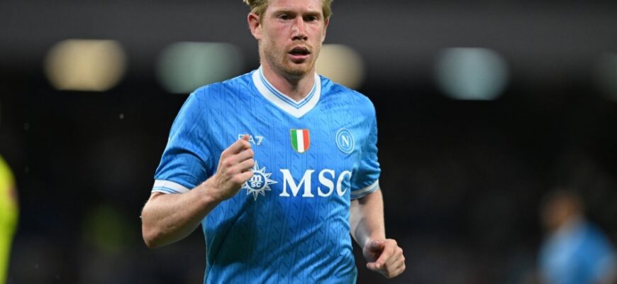 Napoli Kevin De Bryuyne jamoani tark etishi mumkinligi haqida gapirdi
