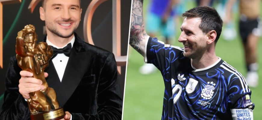 Sergey Lazarev Messiga o'xshashligi haqida: Eurovision va futbol kurashi
