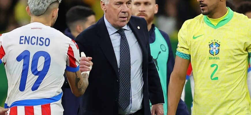 Ancelotti Braziliya uchun 2026 yilgi Jahon chempionatining eng muhim o'yinini aytdi