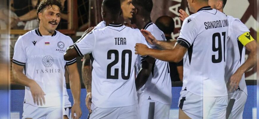 Ararat-Armenia Chempionlar Ligasi saralashida "Cele" ustidan g'alaba qozondi