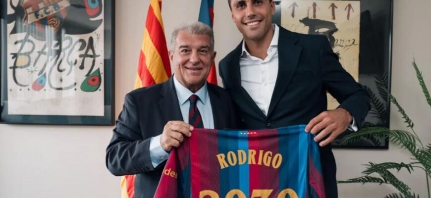 "Barselona" murabbiyi Flik Rodri transferini yuqori baholadi
