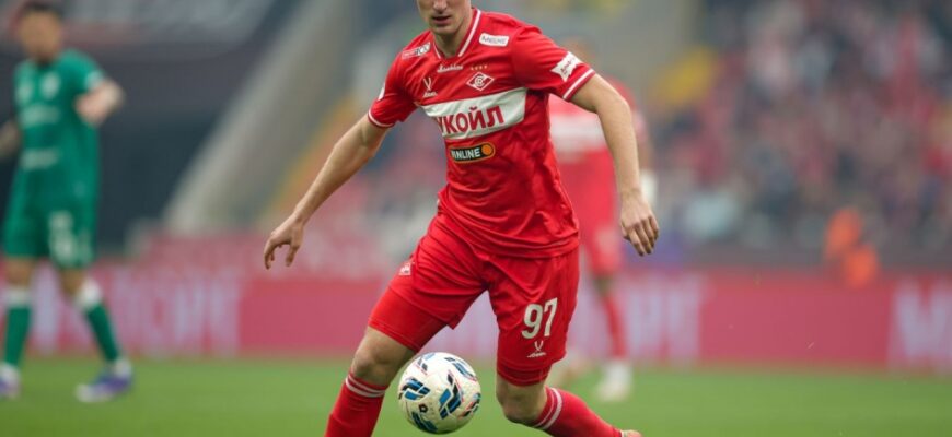 Danil Denisov: Spartak himoyachisi o'yin vaqti kamayish sababini aytdi