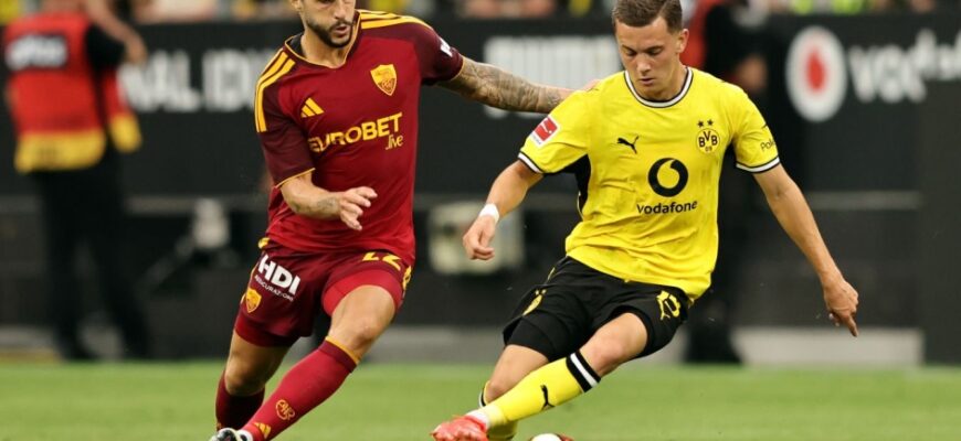 Dortmundning "Borussiyasi" "Roma" bilan durang o'ynadi: 0:2dan qutuldi