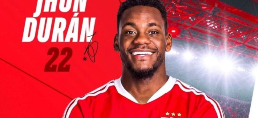 Duran Benfica uchun maydonga tushgach ikki daqiqada gol urdi