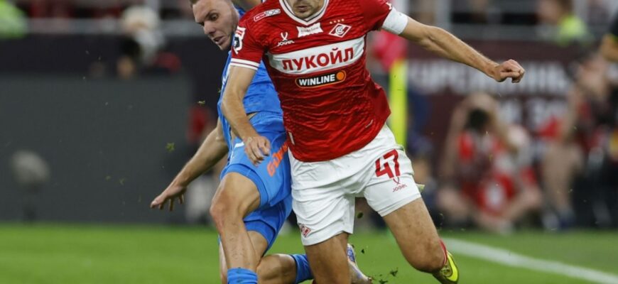 Федотов Глушенковнинг "Spartak" — "Zenit" o'yinidagi chetlatilishini sharhladi