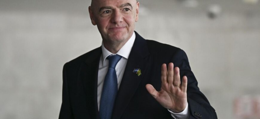Infantino: 211 terma jamoali Jahon Chempionati loyihasi ishlab chiqilgan