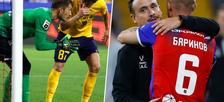 Langovich Yatimov bilan sirlashdi, Alba Barinovni quchoqladi. CSKA – Rostov durangi fotosuratlari