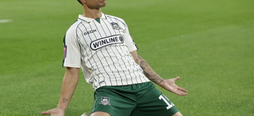 Lukas Olasa "Krasnodar" safida 100-o'yinini o'tkazdi