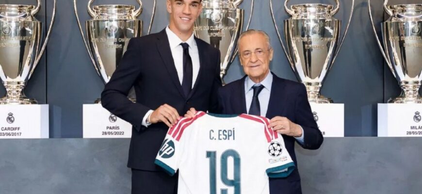 Real Madrid yangi hujumchi Karlos Espini taqdim etdi