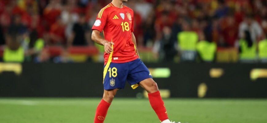 Real Madrid Zubimendini Rodri o'rniga muqobil variant sifatida ko'rib chiqmoqda