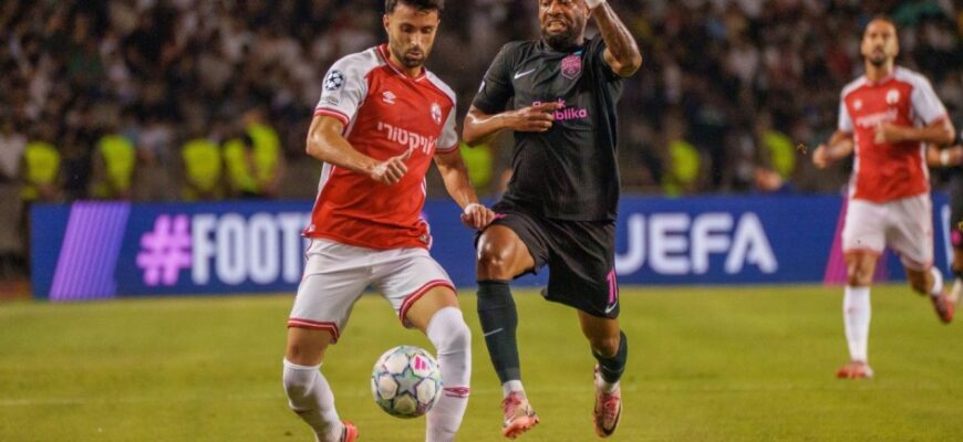 Sabah "Hapoel Be'er Sheva"ni mag'lub etib, Chempionlar Ligasi umumiy bosqichiga chiqdi