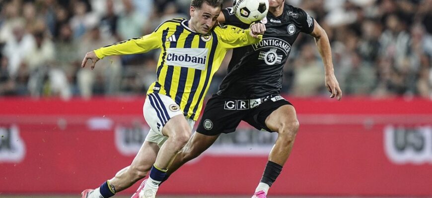 "Shturm" Xudyakov bilan Chempionlar Ligasini tark etdi, "Fenerbahche"ga yutqazib